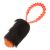 Tug-e-nuff Pocket Sheepskin Bungee&Ball Tug - mały szarpak z piłką laną z wypustkami KOLOR POMARAŃCZOWY